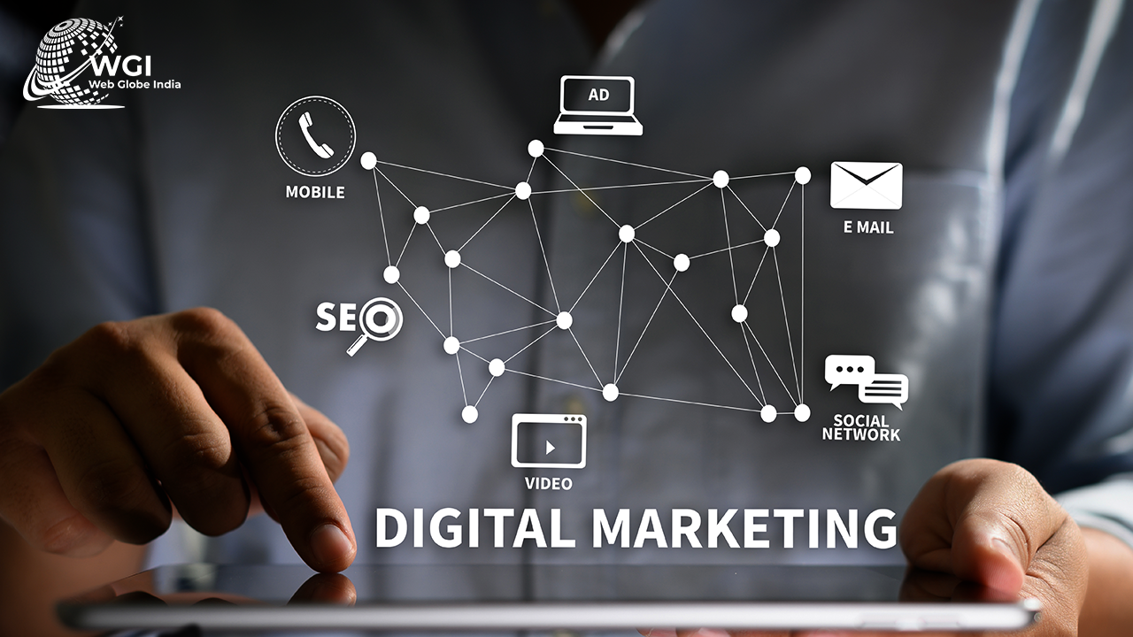 Digital marketing-web-globe-india